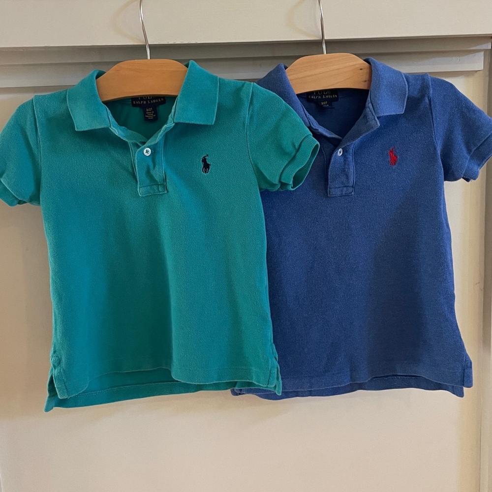 2 Ralph Lauren Polo Shirts - size 2T